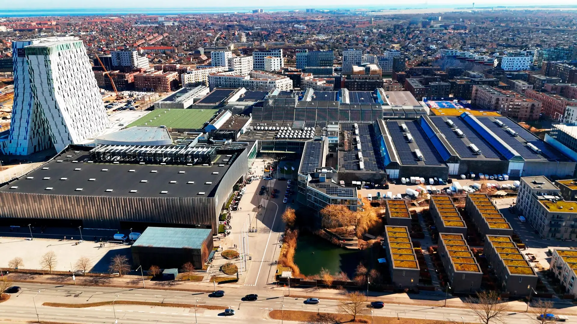 Bella Center Copenhagen 5 alive media drone shot 2026