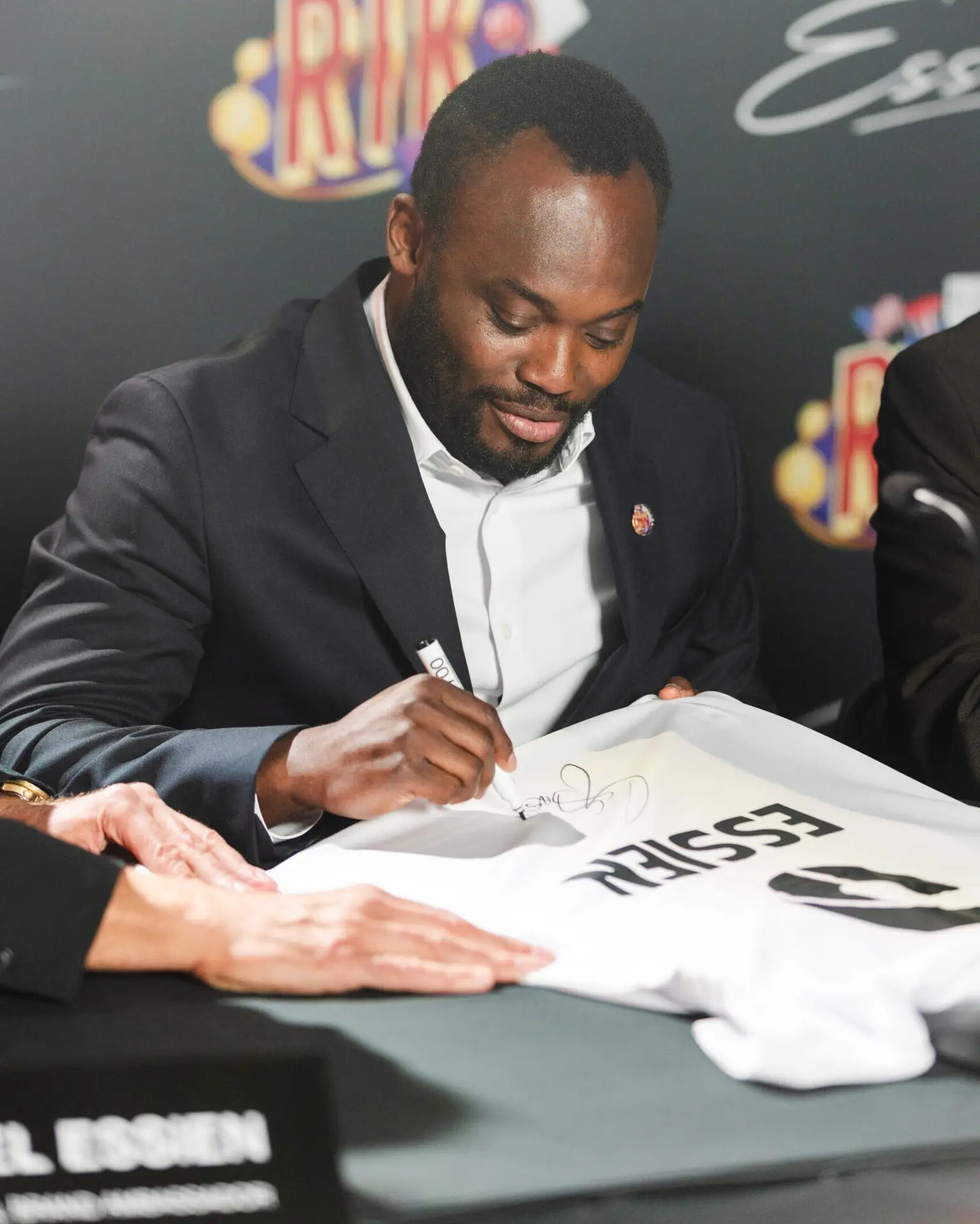 Behind the scenes from ambassador commercial production with Michael Essien in Copenhagen studio