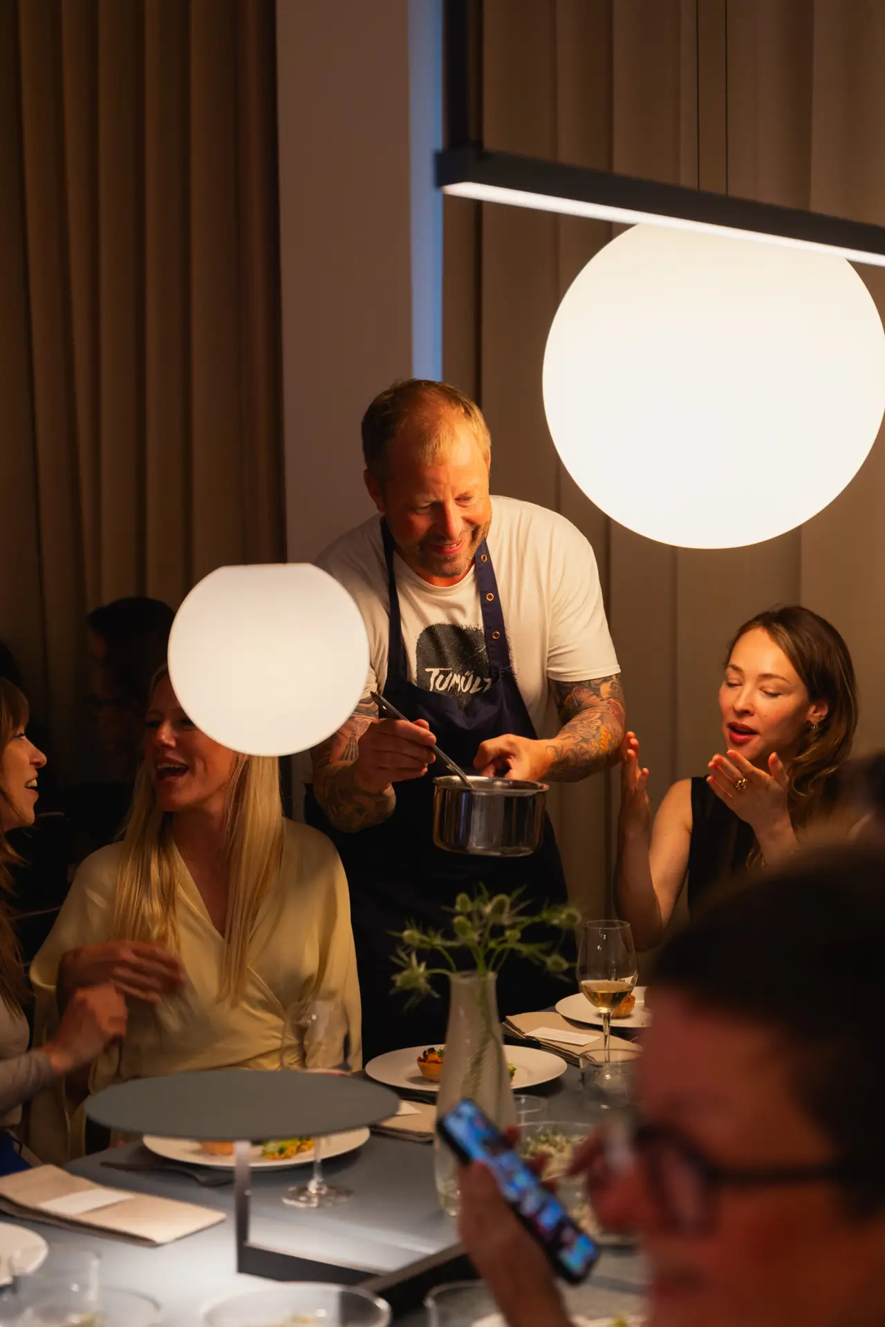 Exhibition floor and visitors at 3 days of Design in Copenhagen during Vibia event