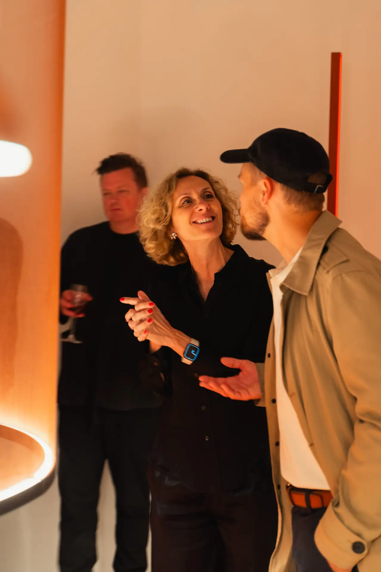 Exhibition floor and visitors at 3 days of Design in Copenhagen during Vibia event