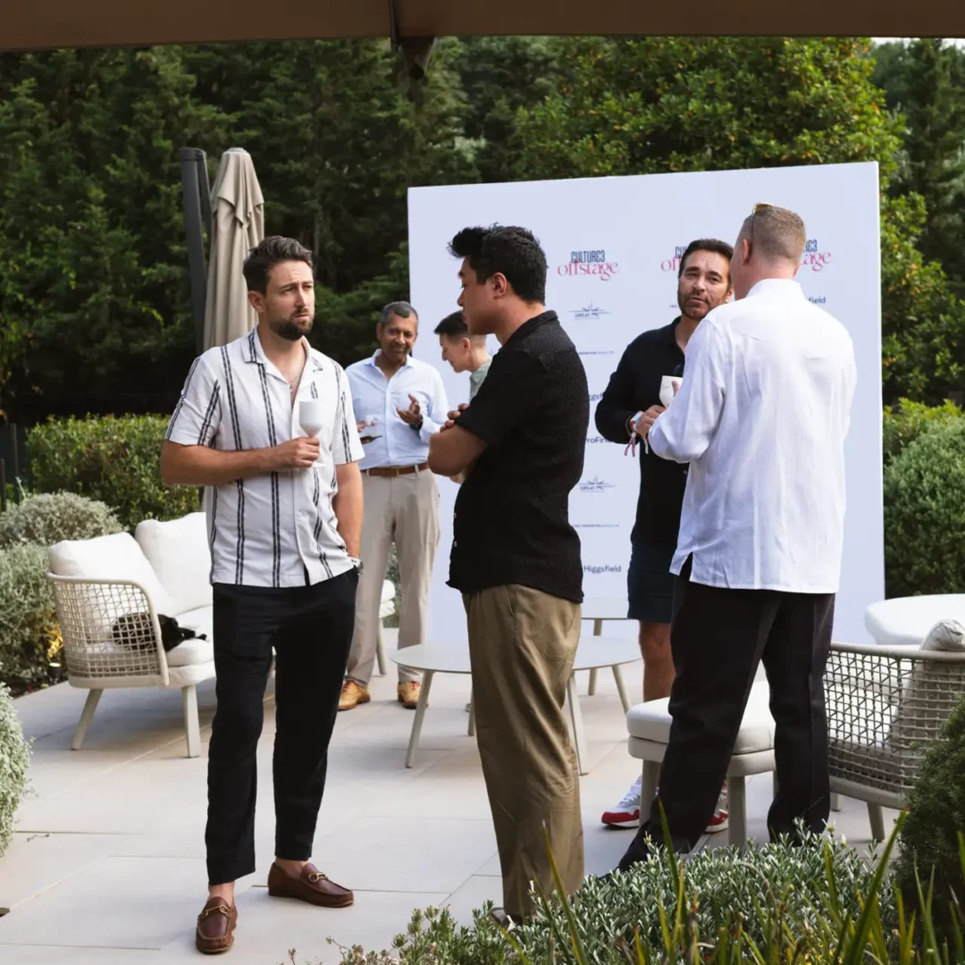 Brand leaders networking during a private dinner event at Cannes Lions 2026.