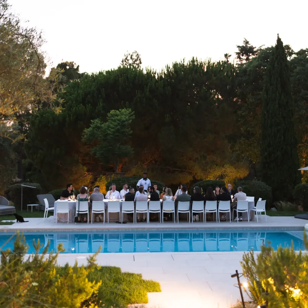 Luxury villa hosting an exclusive Cannes Lions 2026 dinner event in Cannes, France.