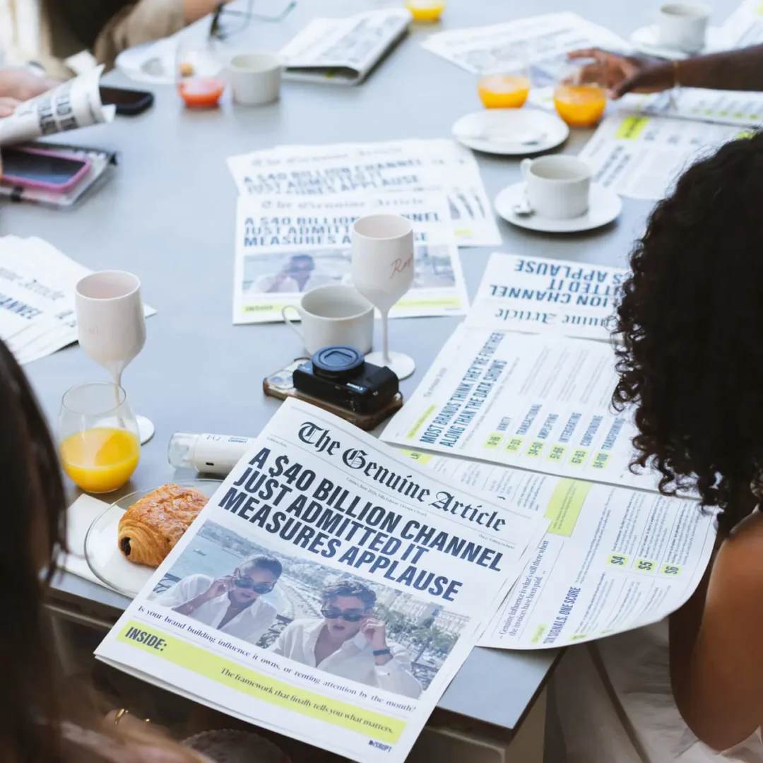 Event photography during Cannes Lions 2026 capturing private networking dinner in Cannes, France.