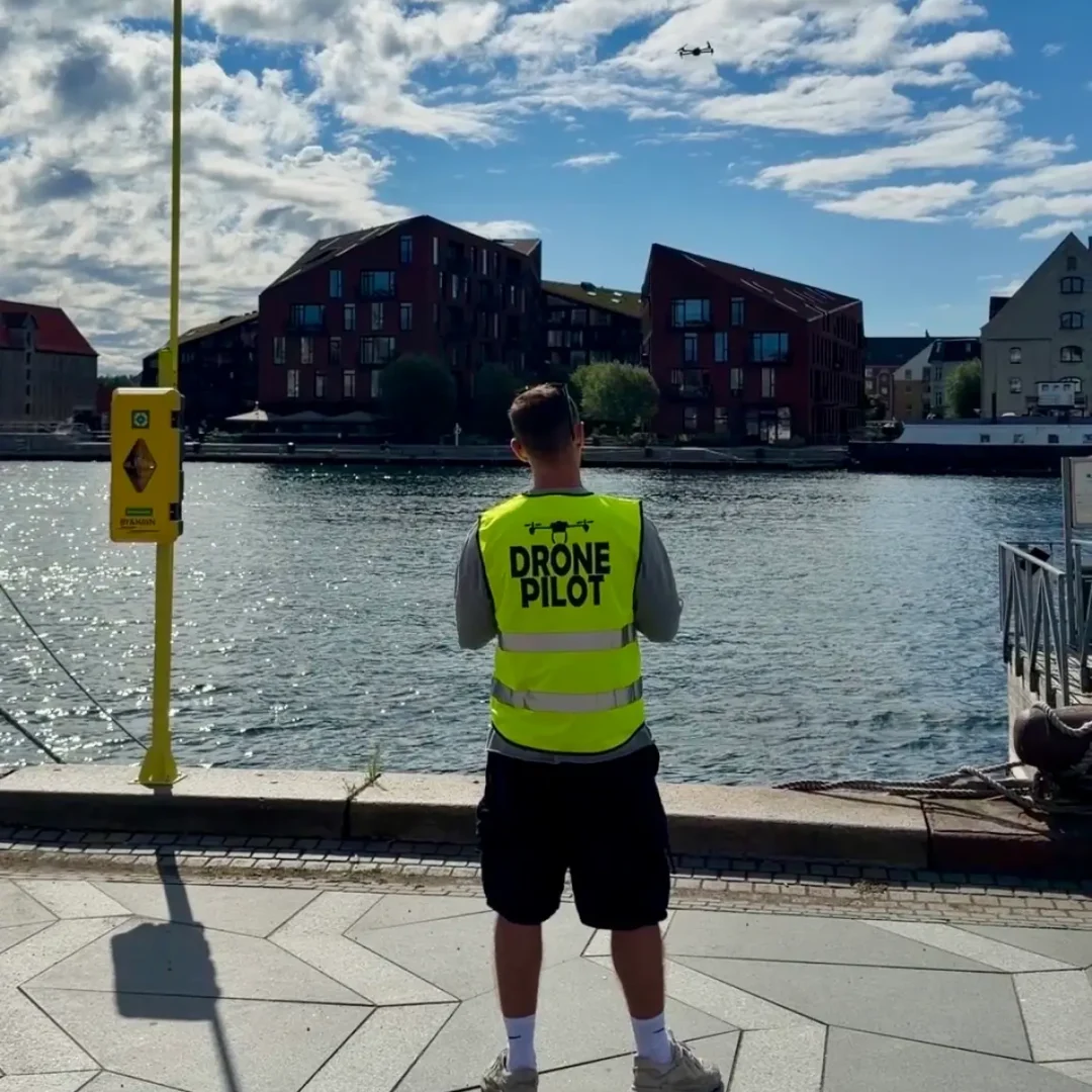 Certified drone pilot in Copenhagen — Roland Varsbergs, EU Open Category A1/A3 and A2 licensed, 5 ALIVE MEDIA